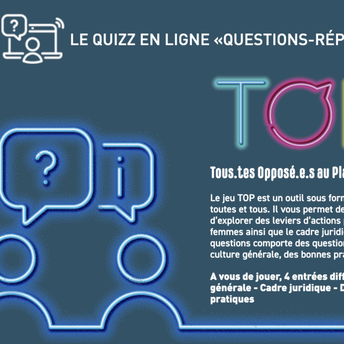 Jeu top - le quiz qui permet de briser le plafond de verre